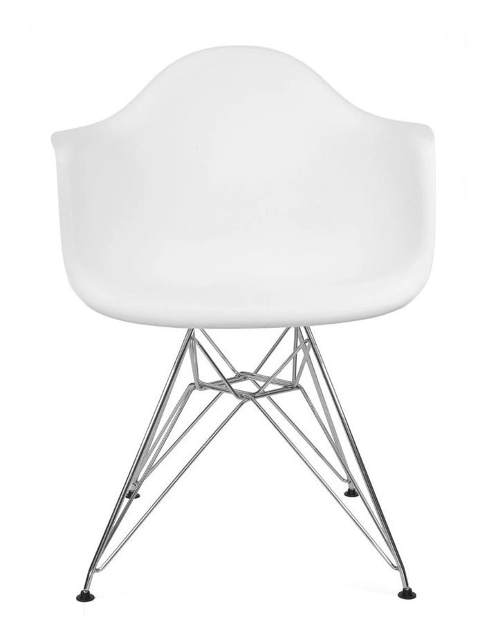 Replica Eames DAR Eiffel Chair, Plastic & Chrome image 1