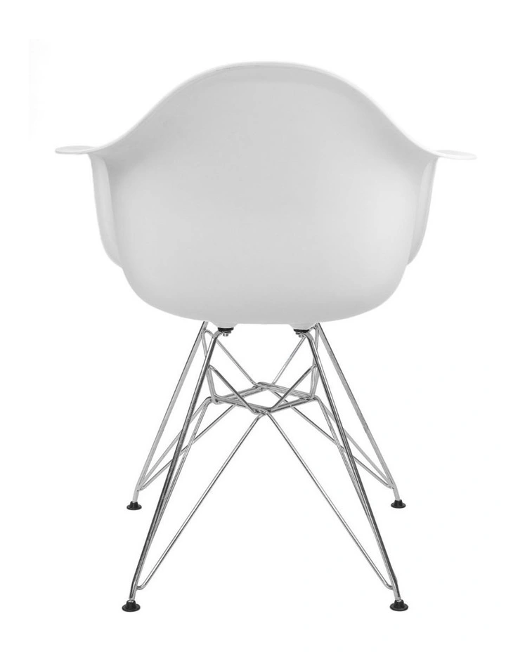 Replica Eames DAR Eiffel Chair, Plastic & Chrome image 4