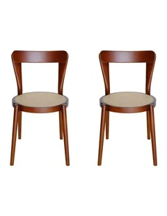 Pack of 2, Replica Passoni Pagaia Dining Chair, Bamboo