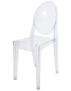 Replica Philippe Starck Louis Ghost Victoria Chair, Clear