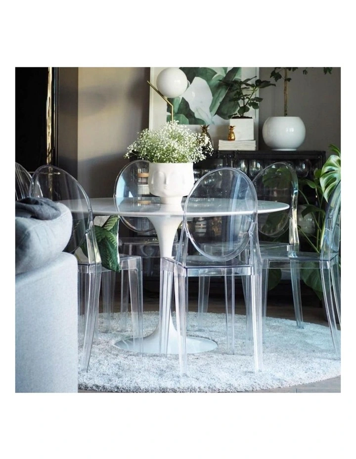 Replica Philippe Starck Louis Ghost Victoria Chair, Clear image 5
