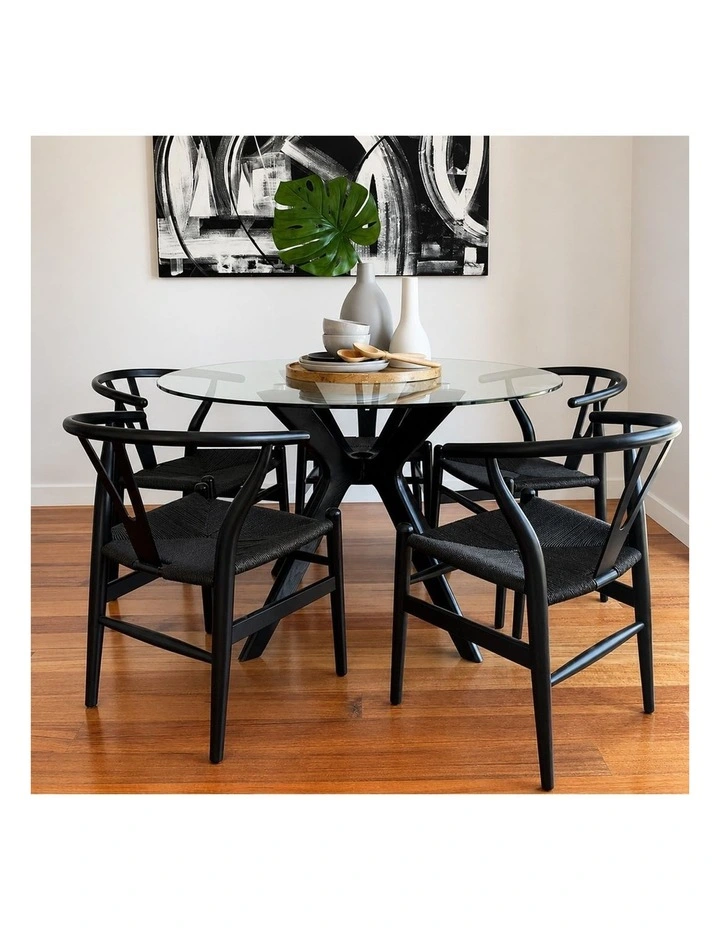 Pack of 2, Replica Hans Wegner Wishbone Chair image 7