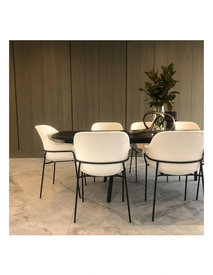 Pack of 4, Milan Fabric Dining Chair image 6