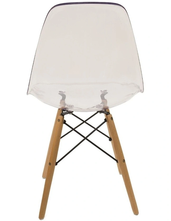 Replica Eames DSW Eiffel Chair, Clear & Natural image 5