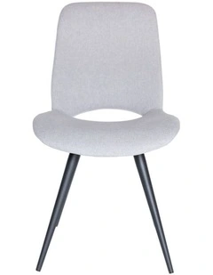 Spencer Dining Chair, Black Legs