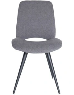 Spencer Dining Chair, Black Legs