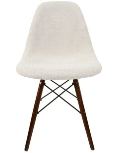 Replica Eames DSW Eiffel Chair, Fabric & Walnut