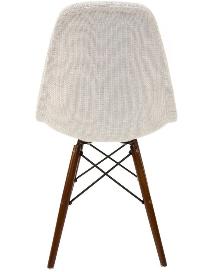 Replica Eames DSW Eiffel Chair, Fabric & Walnut image 4