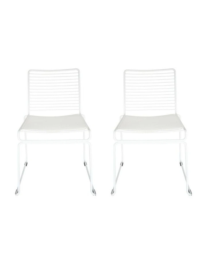 Pack of 2, Replica Hee Welling Hee Wire Dining Chair image 1