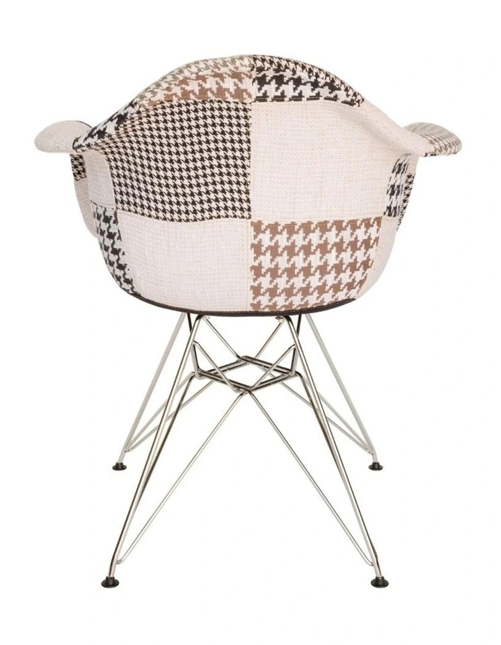 Replica Eames DAR Eiffel Chair, Fabric & Chrome image 5