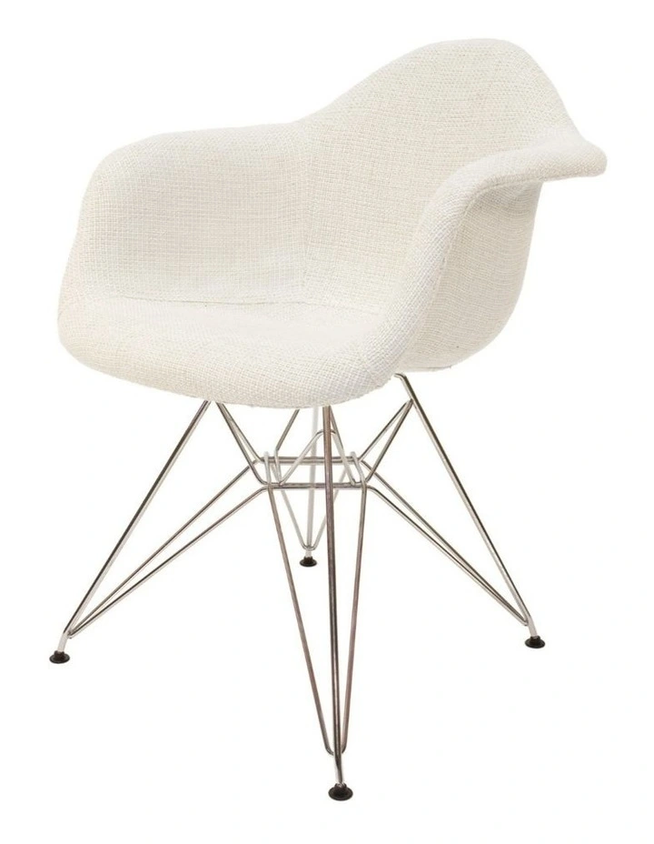 Replica Eames DAR Eiffel Chair, Fabric & Chrome image 2