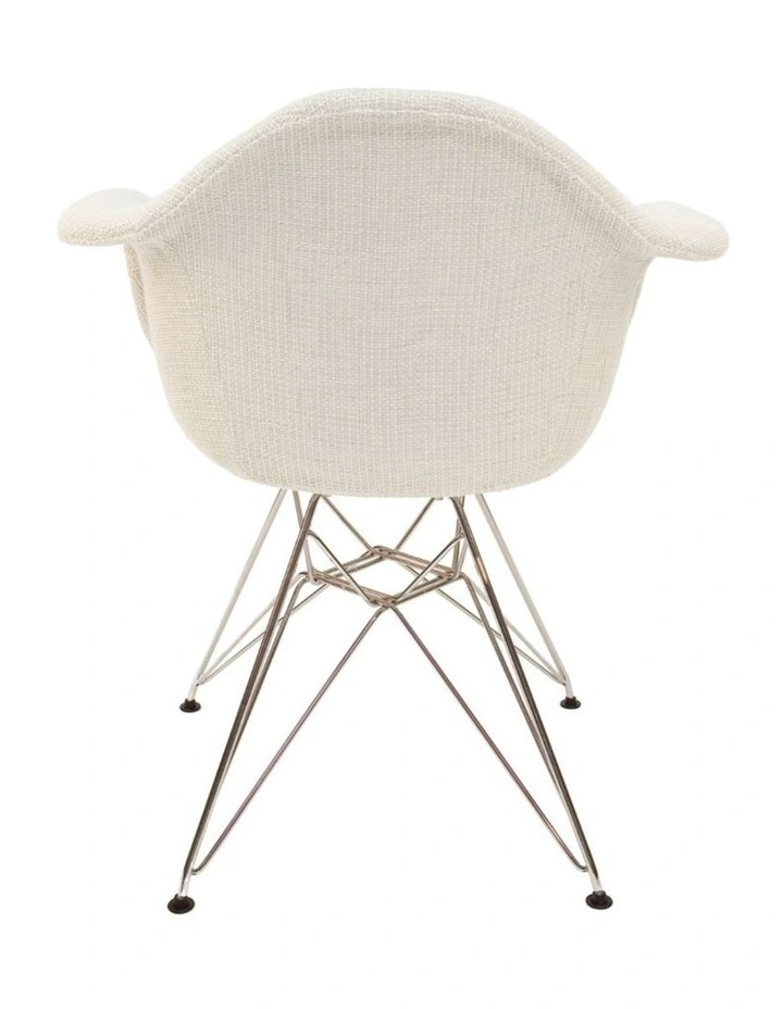 Replica Eames DAR Eiffel Chair, Fabric & Chrome image 4