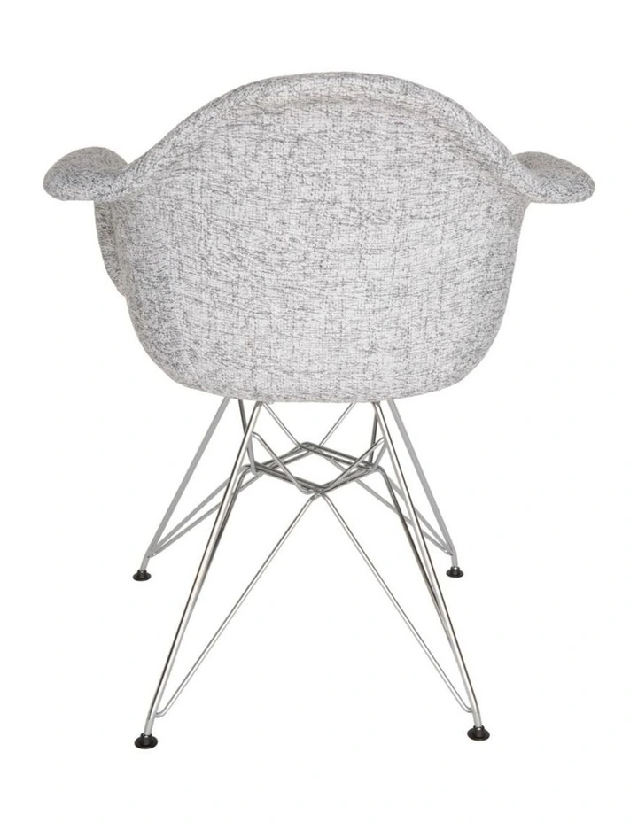 Replica Eames DAR Eiffel Chair, Fabric & Chrome image 5