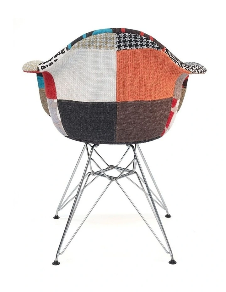 Replica Eames DAR Eiffel Chair, Fabric & Chrome image 5