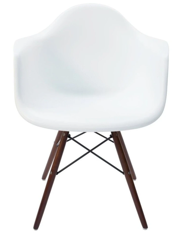 Replica Eames DAW Eiffel Chair, Plastic & Walnut image 1