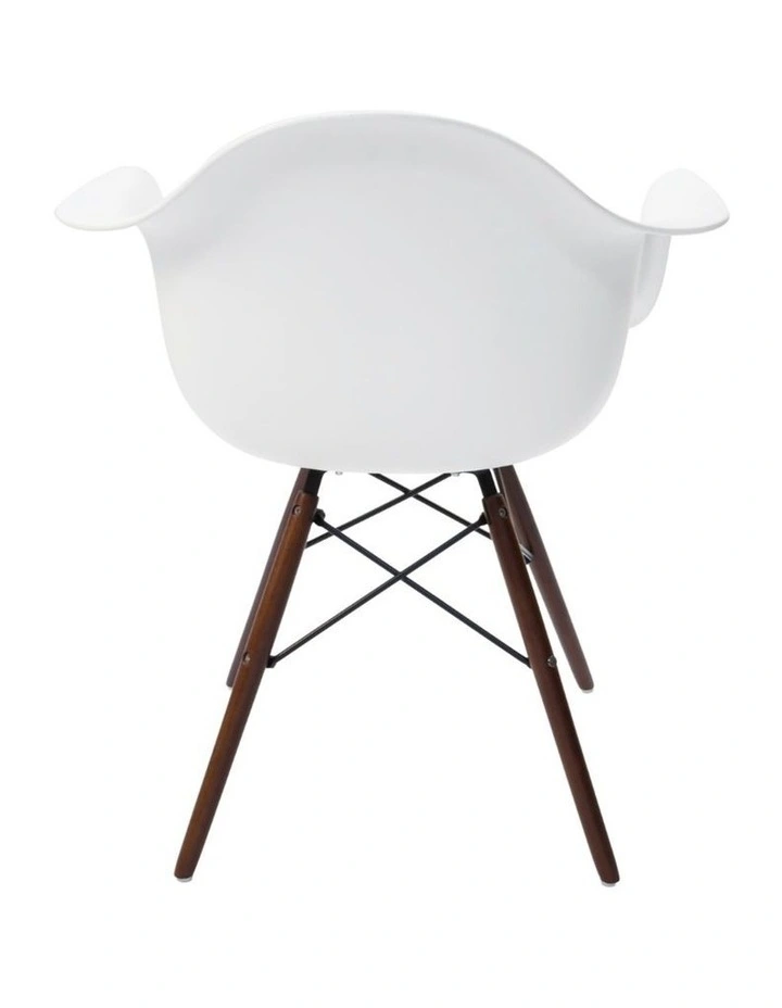Replica Eames DAW Eiffel Chair, Plastic & Walnut image 4