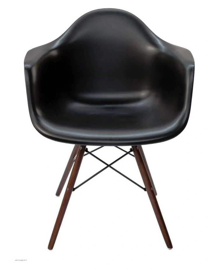 Replica Eames DAW Eiffel Chair, Plastic & Walnut image 1