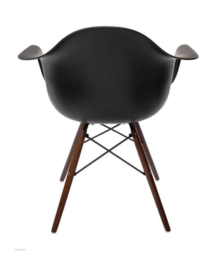 Replica Eames DAW Eiffel Chair, Plastic & Walnut image 5