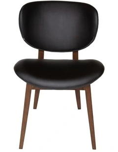 Nobu Dining Chair, Walnut Legs