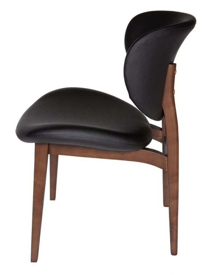 Nobu Dining Chair, Walnut Legs image 3