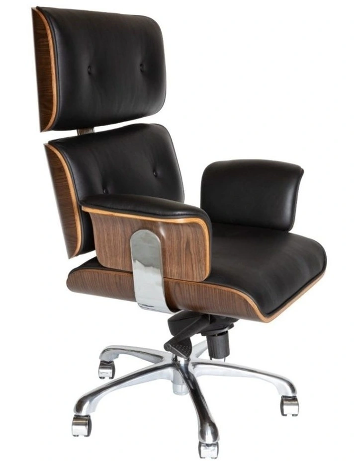 Replica Eames High Back Executive Desk, Office Chair, Black (V2) image 1