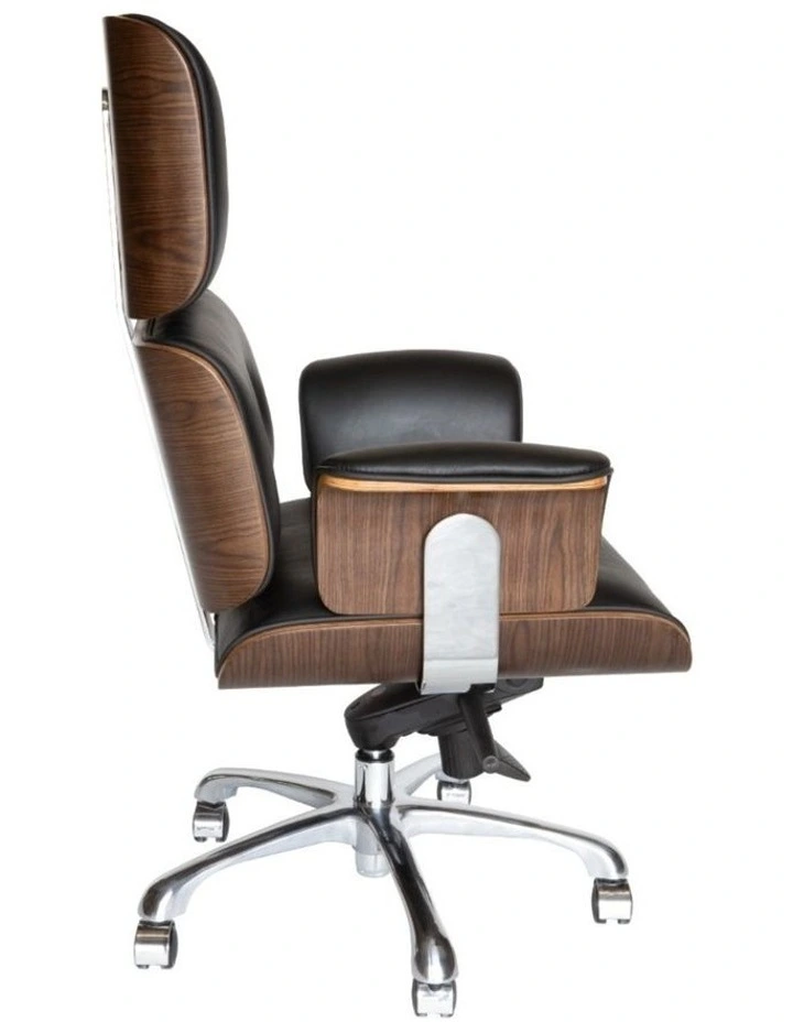 Replica Eames High Back Executive Desk, Office Chair, Black (V2) image 3