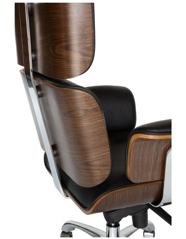 Replica Eames High Back Executive Desk, Office Chair, Black (V2) image 5