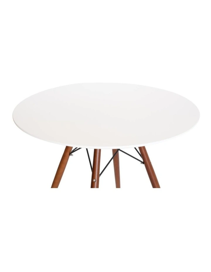 Replica Eames Eiffel Round Wood Dining Table, 80cm image 3