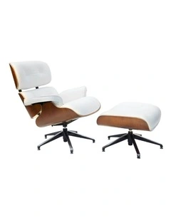 Replica Eames Lounge Chair, 5 Star Ottoman