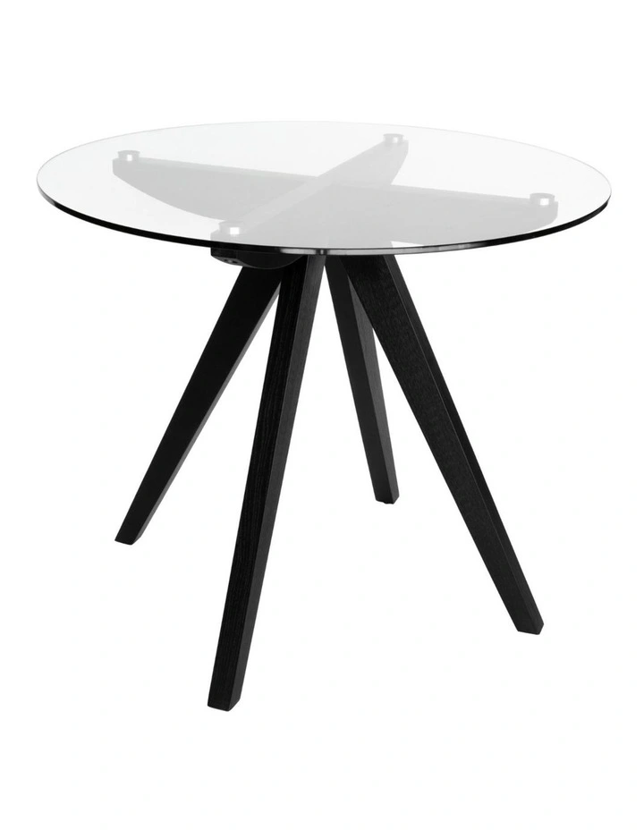 Amber Collection, Round Glass Dining Table, 90cm image 3