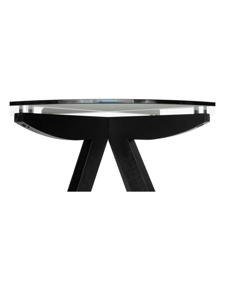 Amber Collection, Round Glass Dining Table, 90cm image 5