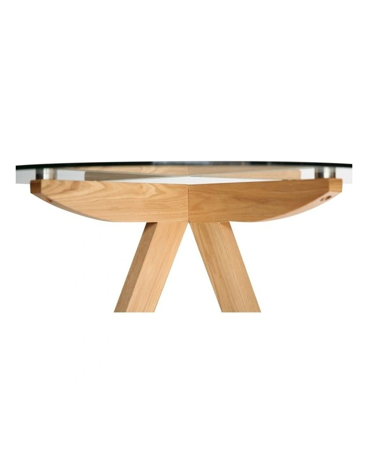 Amber Collection, Round Glass Dining Table, 90cm image 5