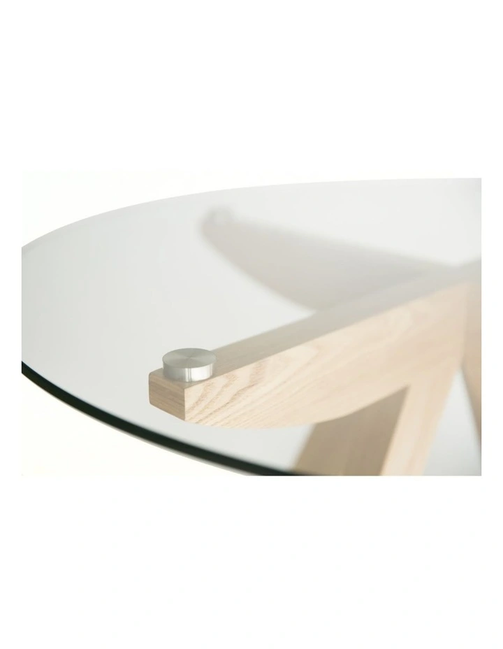 Amber Collection, Round Glass Dining Table, 90cm image 7