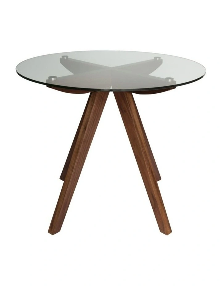 Amber Collection, Round Glass Dining Table, 90cm image 1