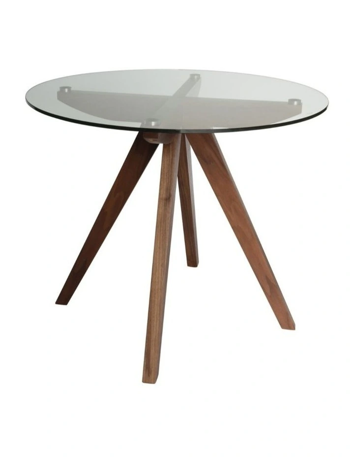 Amber Collection, Round Glass Dining Table, 90cm image 2