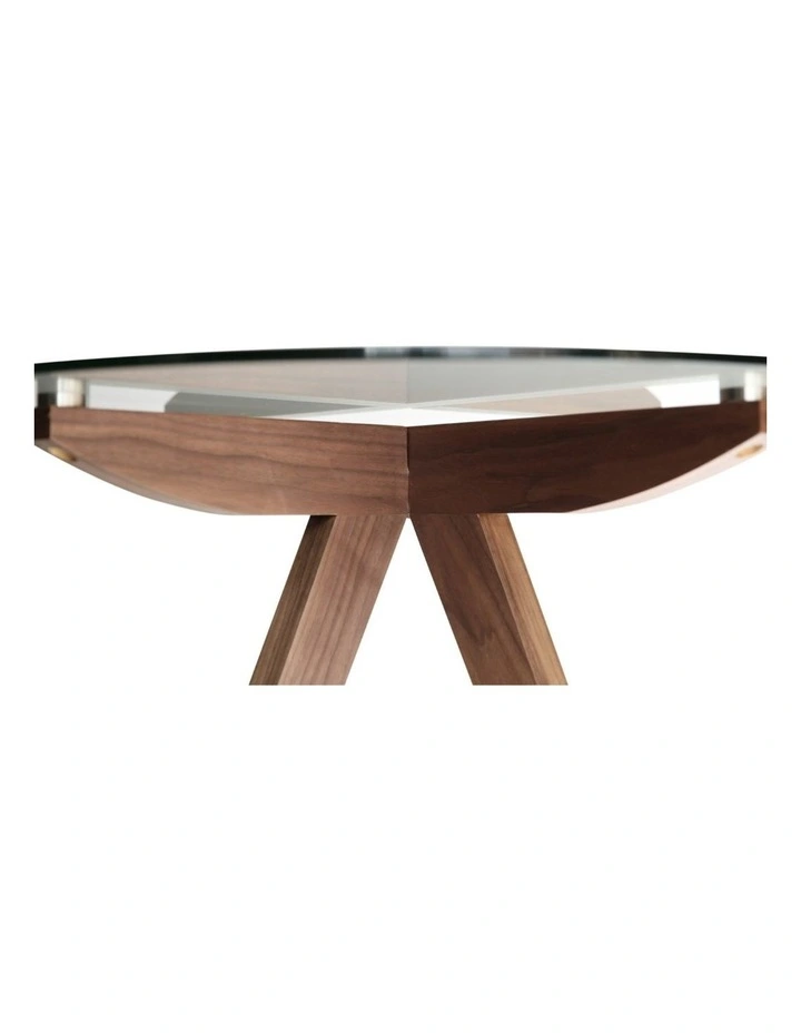 Amber Collection, Round Glass Dining Table, 90cm image 3