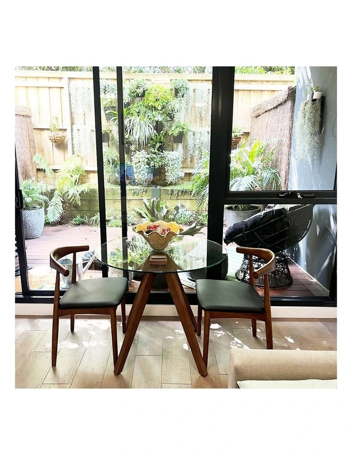 Amber Collection, Round Glass Dining Table, 90cm image 5