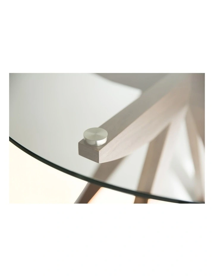 Amber Collection, Round Glass Dining Table, 90cm image 6
