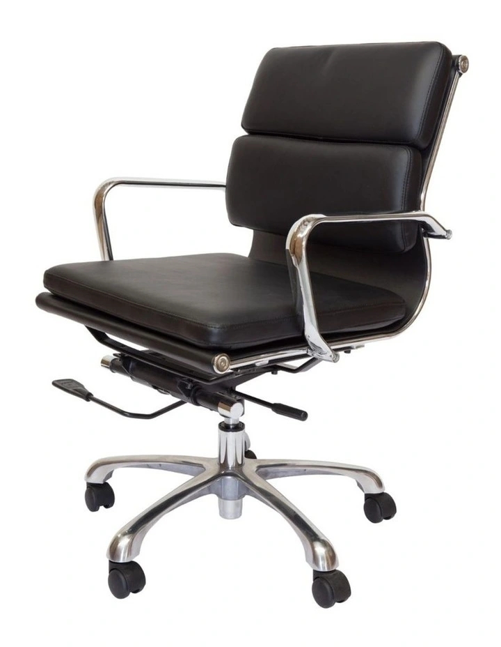 Eames Inspired Mid Back Soft Pad Management Desk, Office Chair image 2