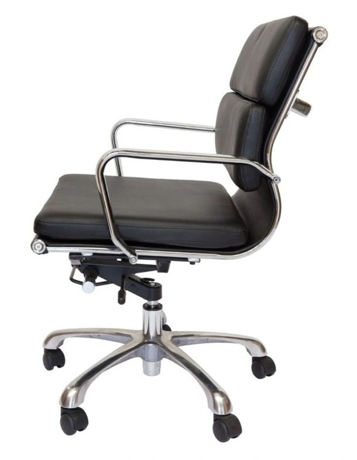 Eames Inspired Mid Back Soft Pad Management Desk, Office Chair image 4