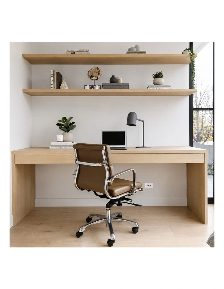 Eames Inspired Mid Back Soft Pad Management Desk, Office Chair image 3