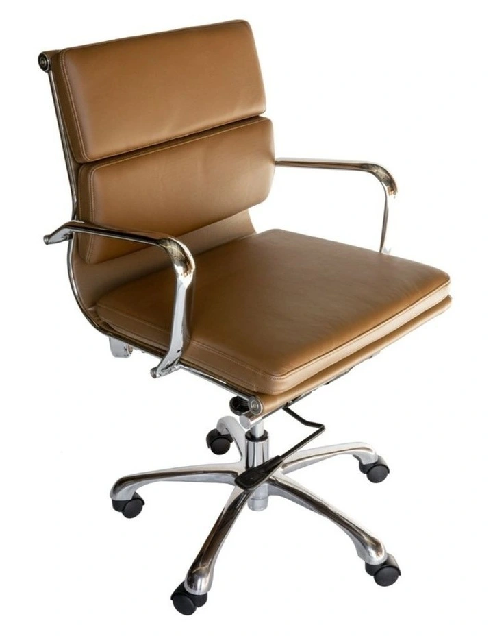 Eames Inspired Mid Back Soft Pad Management Desk, Office Chair image 4