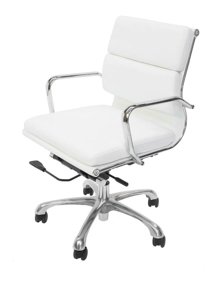 Eames Inspired Mid Back Soft Pad Management Desk, Office Chair image 2