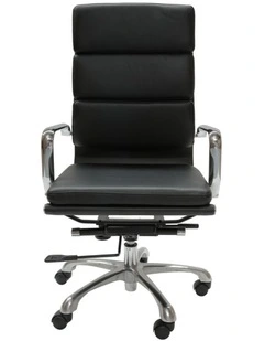 Eames Inspired High Back Soft Pad Executive Desk, Office Chair