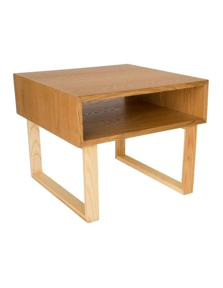 Olle Square Wood Bedside, Side Table image 2
