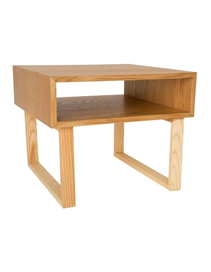 Olle Square Wood Bedside, Side Table image 3