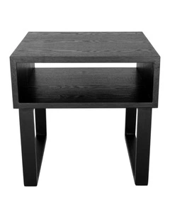 Olle Square Wood Bedside, Side Table