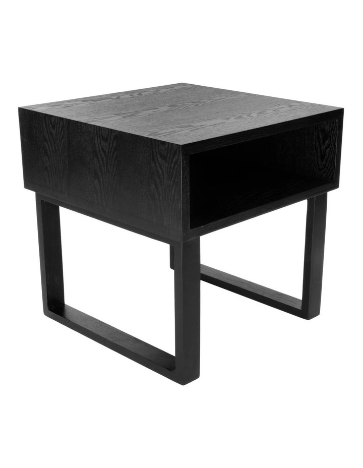Olle Square Wood Bedside, Side Table image 2