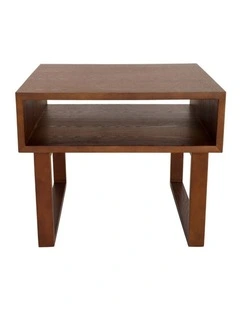 Olle Square Wood Bedside, Side Table