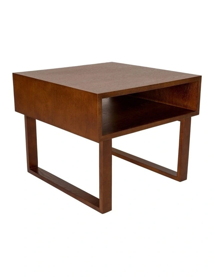 Olle Square Wood Bedside, Side Table image 3